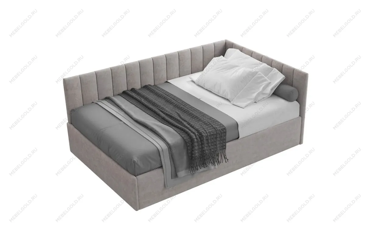 Кровать Сингл 120 угловая с подъемником. Цвет SIMPLE 5 | изображение 6