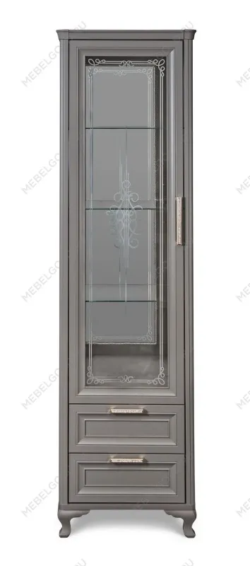 Витрина Мокко 1-ств серый камень | изображение 1