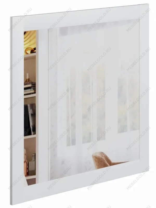 Зеркало настенное Сириус, 78х78 см, белое | изображение 2