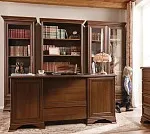 Шкаф с витриной Кентаки REG1W1S каштан | изображение 5