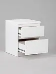 Тумба прикроватная Кастор, 2 ящика, 40х37х49 см, белая | изображение 5