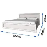 Кровать Тиффани 160 вудлайн кремовый | изображение 2