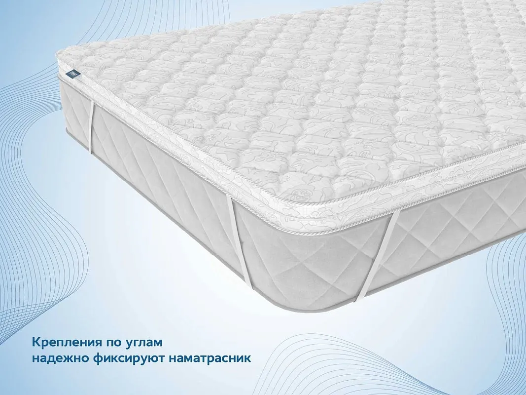 Наматрасник Искусственный латекс 3 см + Кокос 3 см 140х190 | изображение 3