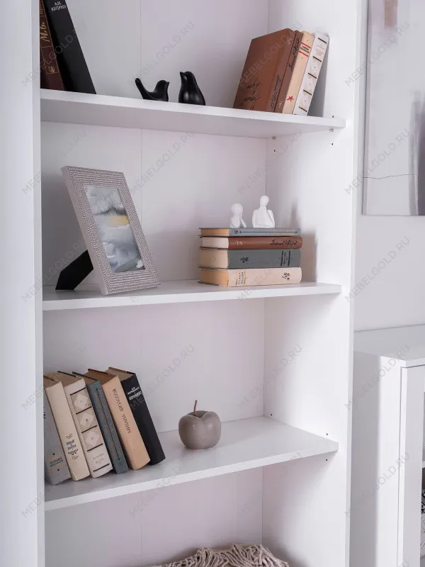 Стеллаж Сириус, 1 ящик, 78х35х190 см, белый | изображение 3