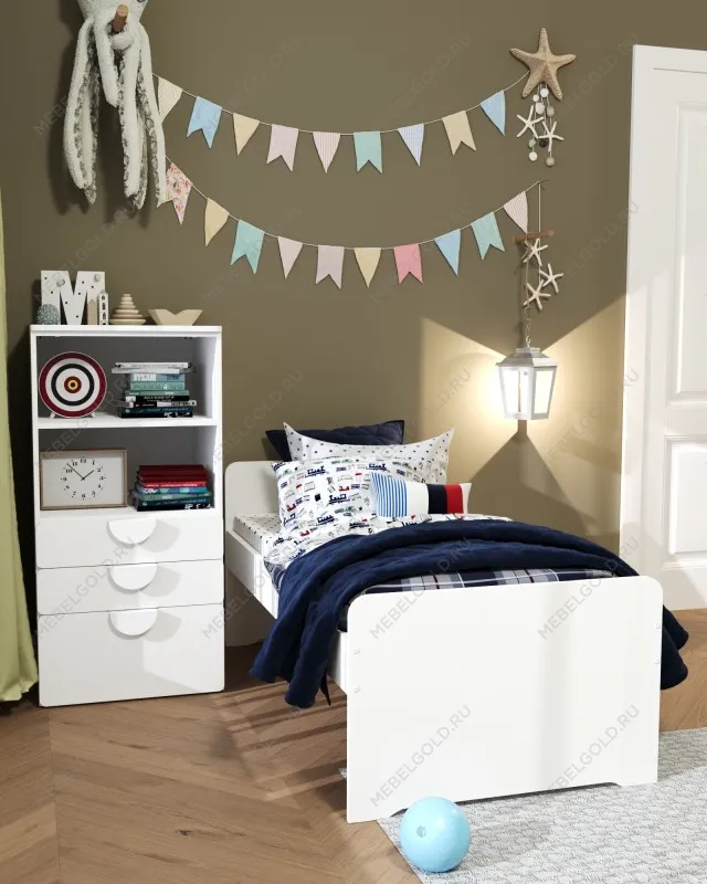 ПИКСИ стеллаж с 3 ящиками 60x57x123, робкий подснежник | изображение 5