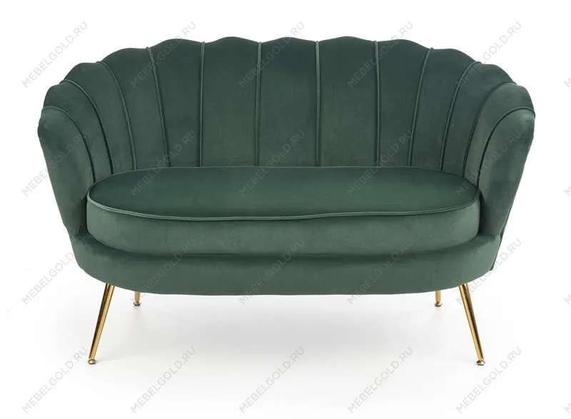 Софа Halmar AMORINITO XL (темно-зеленый/золотой) | изображение 1