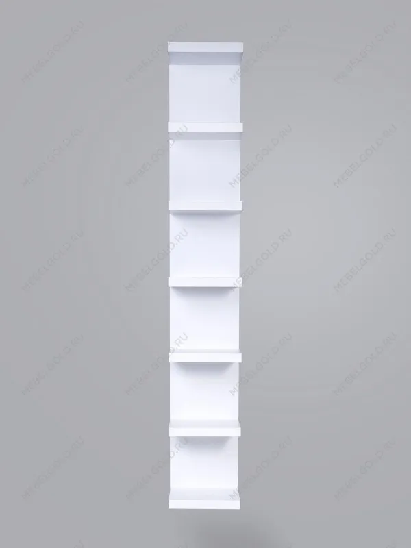 Полка настенная Фора, 30х189х27 см, белый | изображение 3
