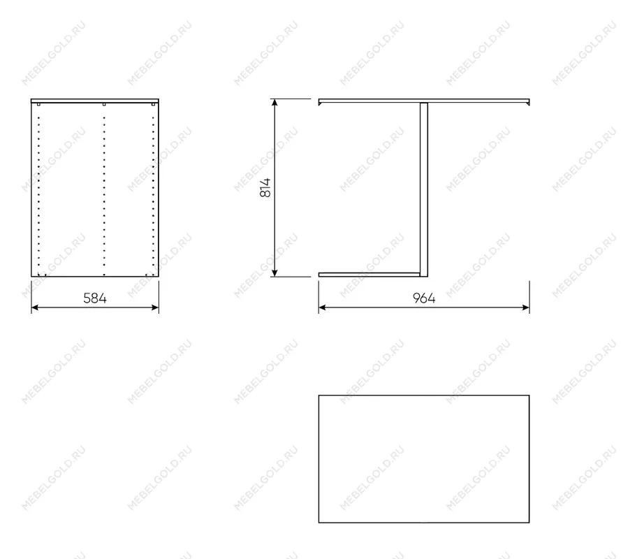 МАКС секция разделительная 100х58 серая | изображение 2