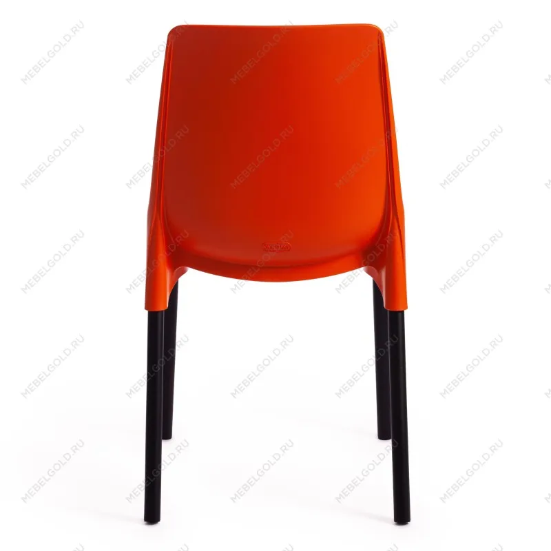 Стул GENIUS (mod 75) оранжевый/черные ножки | изображение 3