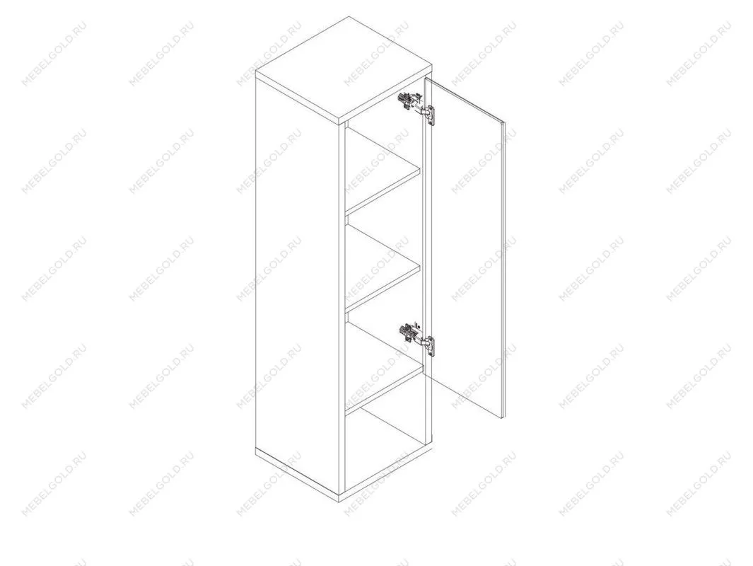 Центральный склад - Шкаф навесной Грейс SFW1D | изображение 6