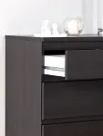 Комод Кастор, 3 ящика, 65х40х71 см, черный, дуб венге | изображение 2