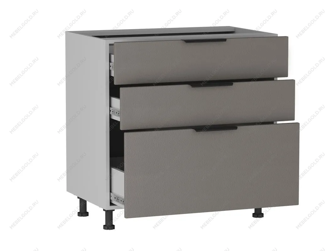 Стол с ящиками СЯ-80 (176/356), Ватель (800*523*820) Экокожа Мокко, 23720 | изображение 1