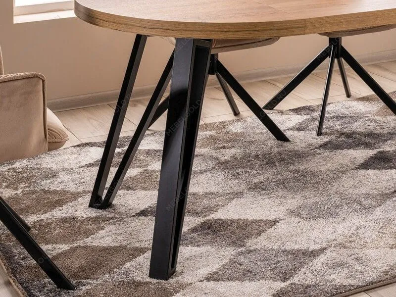 Стол обеденный Signal GALAXY раскладной (дуб артизан/черный) | изображение 3