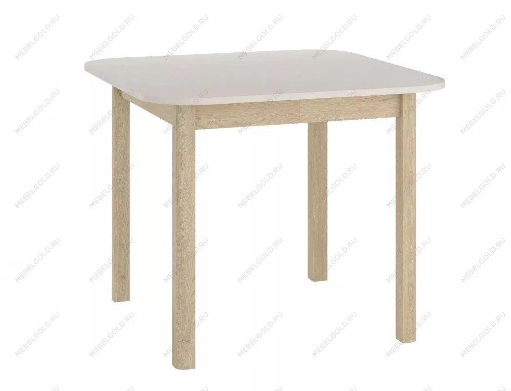 Стол обеденный Signal DANTE II 90 раскладной (кашемир/дуб кремона) | изображение 2