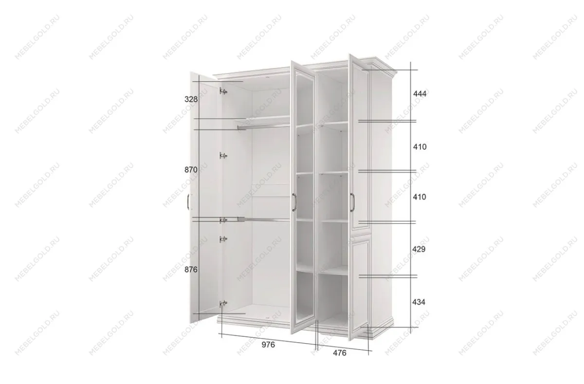 Корпус шкафа Севилла 3DG | изображение 3