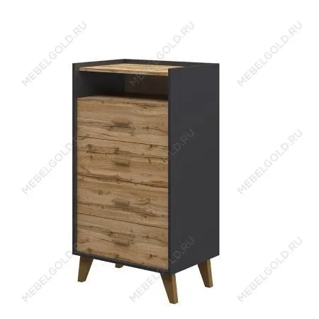 Бельевой комод Сканди МН-036-18 Графит