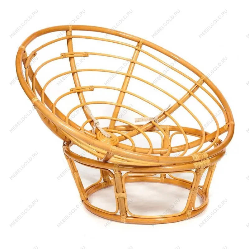 Кресло Papasan с подушкой Светлый мед, флок | изображение 7