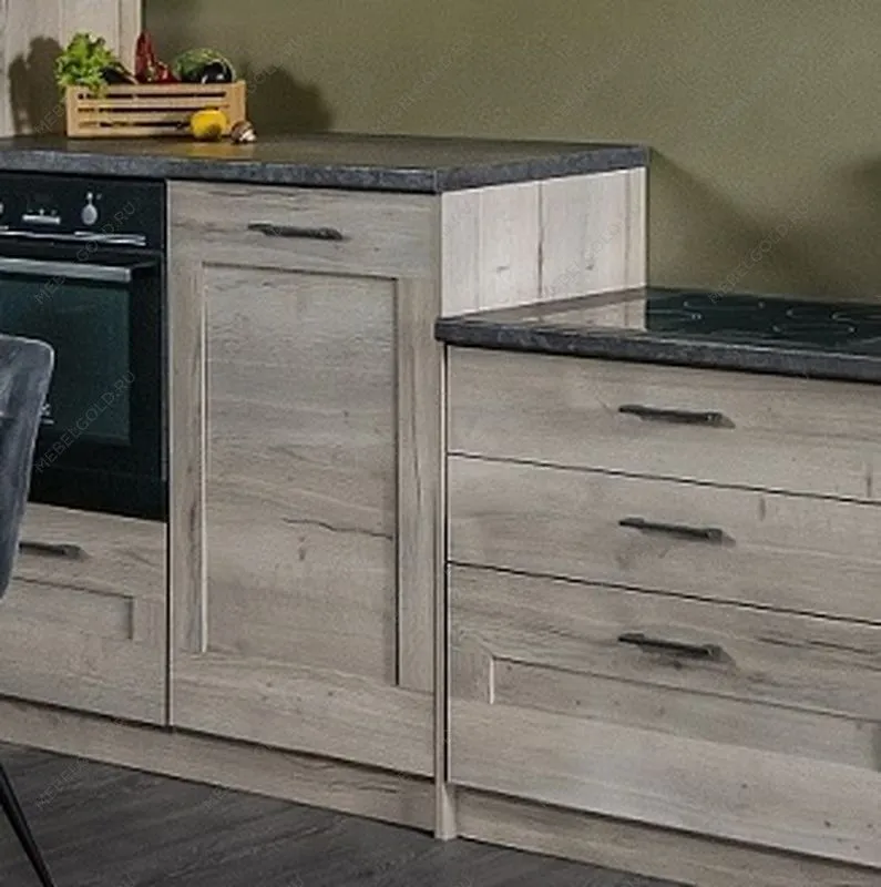 ЗН заглушка нижняя(1060), Дублин (1060*16*570) Дуб галифакс белый, 21504 | изображение 1