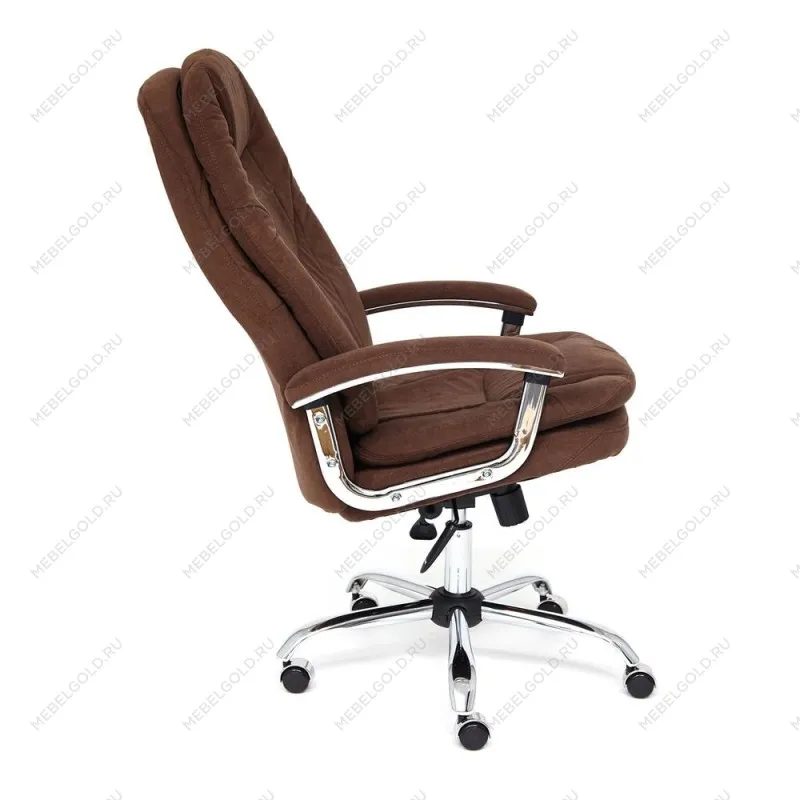 Кресло SOFTY LUX Коричневый, флок | изображение 9