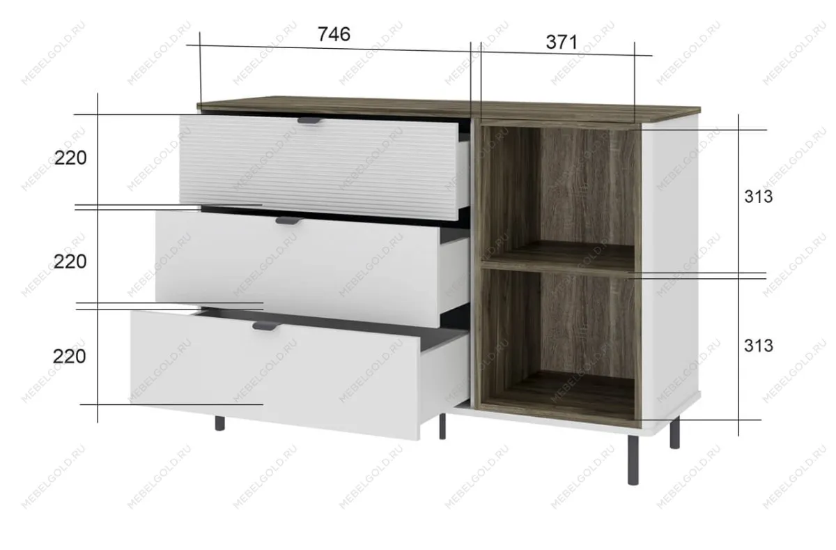 Тумба Симпл 3S2N | изображение 2