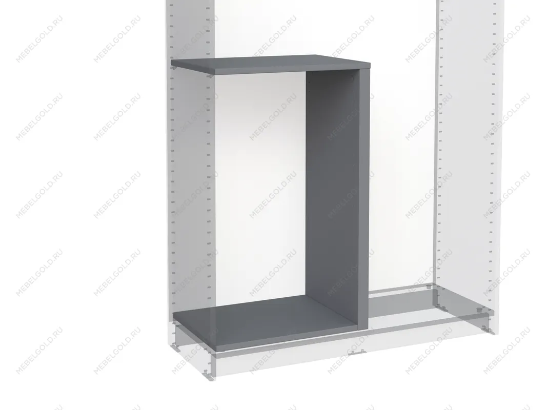 МАКС секция разделительная 75-100х36 серая | изображение 1