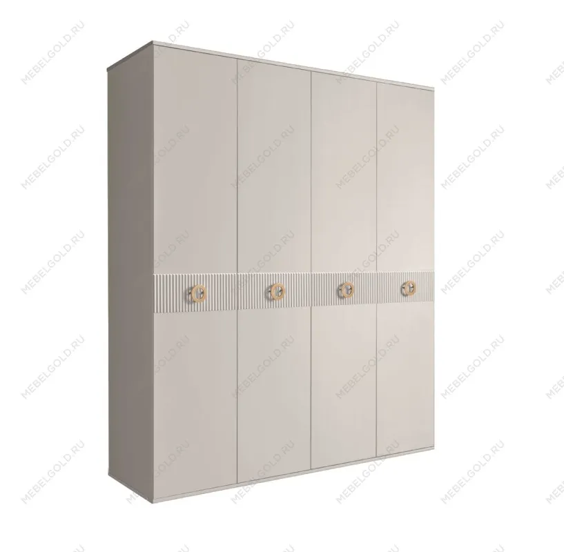 Шкаф 4-х дв. Bogemia Fillini (Шелк/Золото) БМШ2/4(Fi)