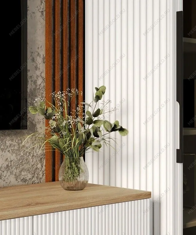 Гостиная Стелла 1+тв+2 белый | изображение 6