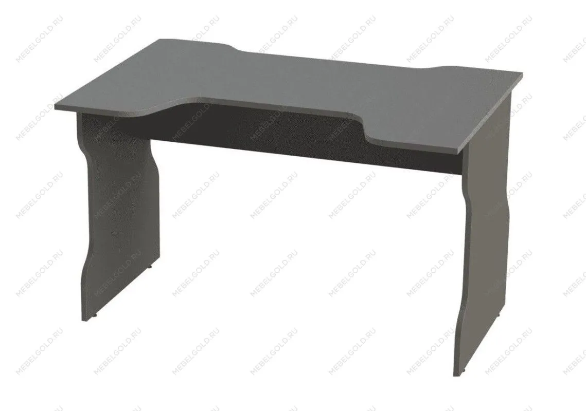 ВАРДИГ стол компьютерный ИКЕА / IKEA K1 120x82, антрацит/серебристый