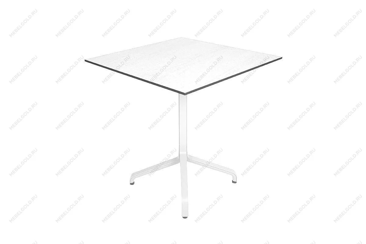 Стол складной квадратный Frasca Mini 70*70, белый (база + столешница) | изображение 1