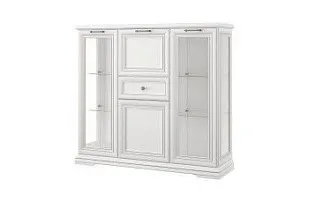 Шкаф с витриной Севилла 2V2D1S