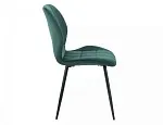 Стул кухонный Signal JAKE Velvet Bluvel 78 (темно-зеленый/черный) | изображение 4