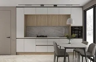 Мебель Женева (Белый матовый) для кухни