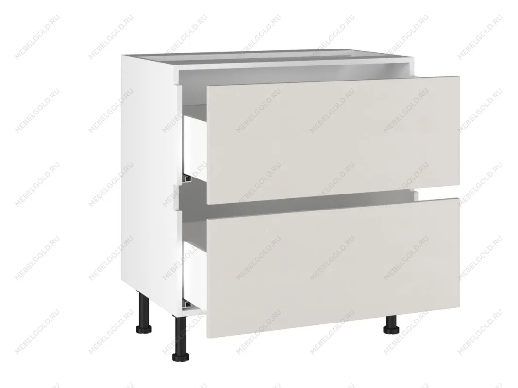 Стол с ящиками СЯ-(2)-80 Start Soft Boyard, Виста (800*523*870) Экокожа Белый, 26216 | изображение 1