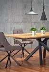 Стол обеденный Halmar DERRICK раскладной (дуб натуральный/черный) | изображение 4