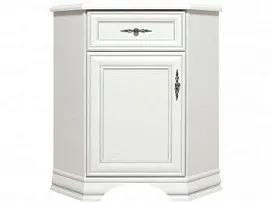 Тумба Кентаки KOMN1D1S/L угловая белый