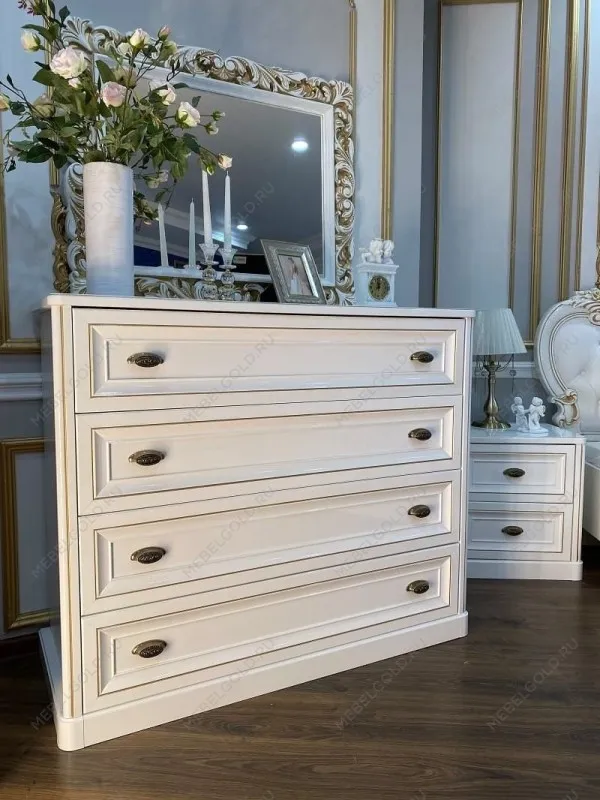 Зеркало Натали белый глянец (спальня) | изображение 4