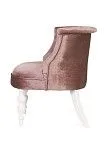 Кресло Бархат (эмаль белая/24 - розовый) | изображение 2