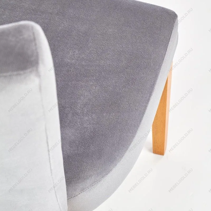 Стул кухонный Halmar ROIS (дуб медовый/серый) | изображение 3