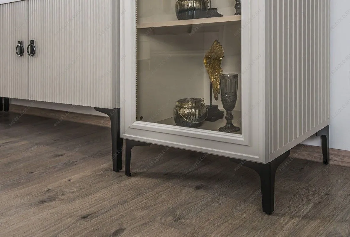 Гостиная Стелла 1+тв+2 светло серый камень | изображение 12