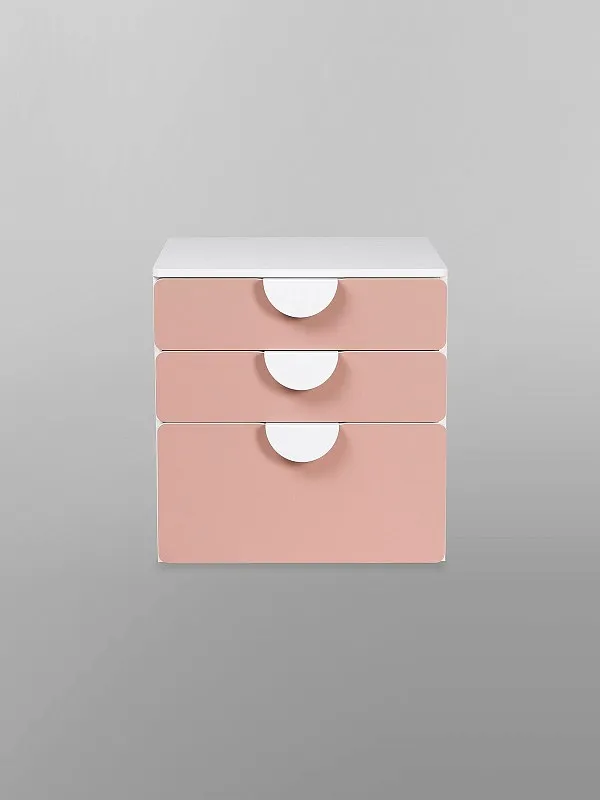 Комод Пикси, 3 ящика 60x57x60, мечтательный пион | изображение 12