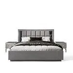 Кровать Замира 180x200 см серый камень | изображение 1