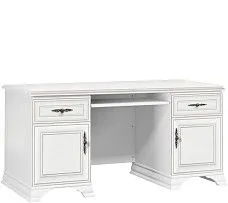 Стол письменный Кентаки BIU2D2S белый - Выставка Лобня