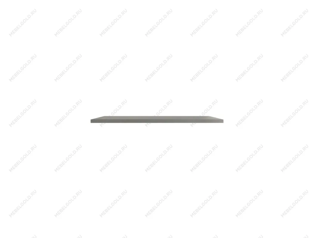 Полка навесная настенная Manhattan за 1 пог.м, без крепежа (Серый)