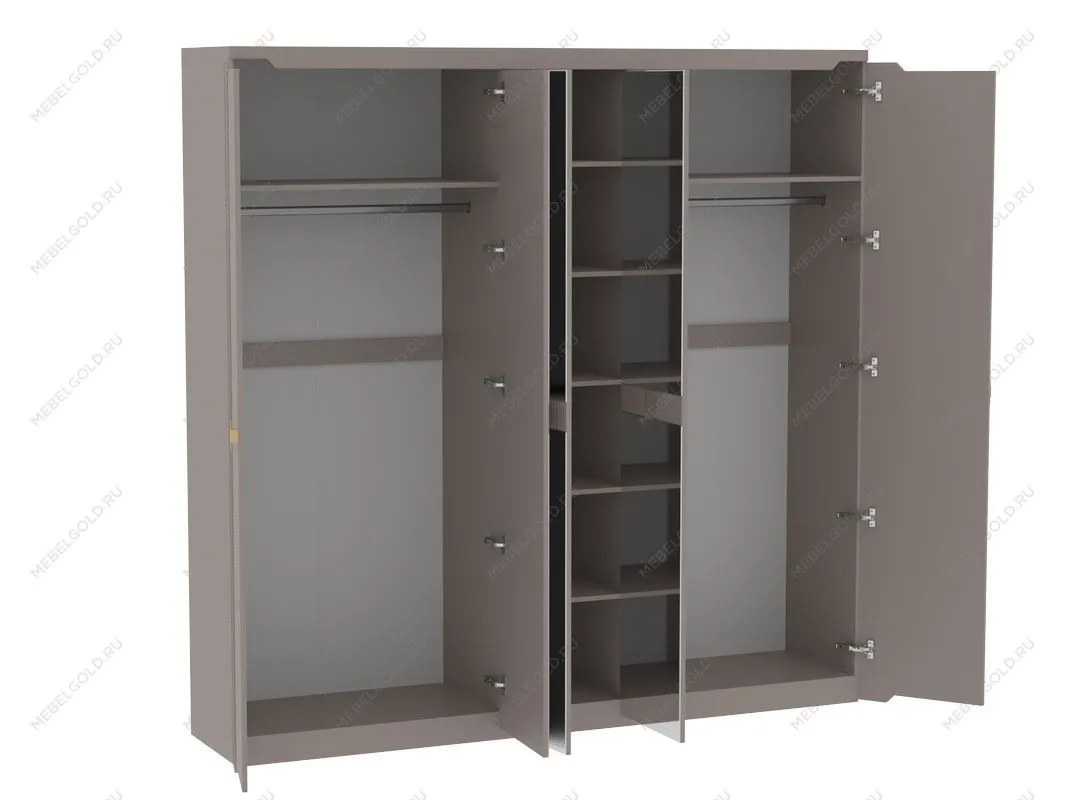 Шкаф 5 дверный NEW, Сиде (2312*523*2304) Мокко, 12622 | изображение 1