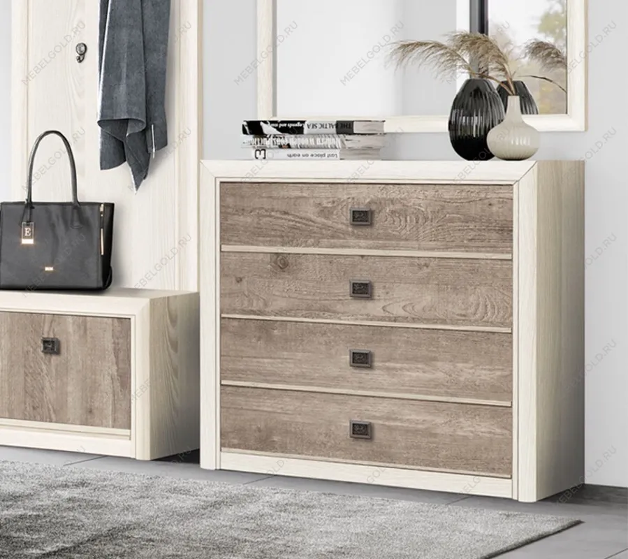 Комод Коен KOM4S ясень снежный | изображение 1