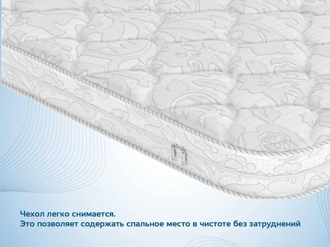Наматрасник Искусственный латекс 3 см + Кокос 3 см 140х190 | изображение 2