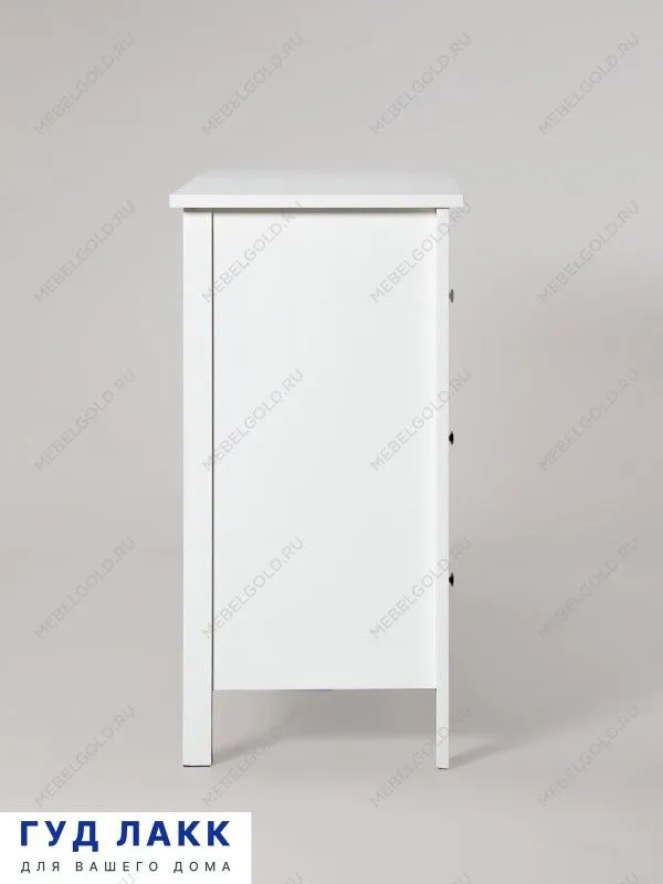 Комод Сага, 3 ящика, 92х100х51 см, белый | изображение 8