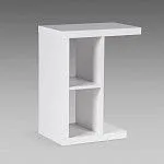 ЛАКК / ЭНКЕЛЬ Приставной стол ИКЕА / IKEA Т, тамбурат, цвет белый | изображение 1