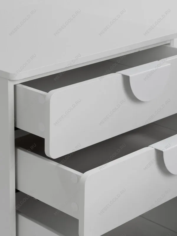 Комод Пикси, 3 ящика 60x57x60, белый (робкий подснежник) | изображение 18