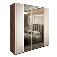 Шкаф Жаклин 5-дверный бежевый